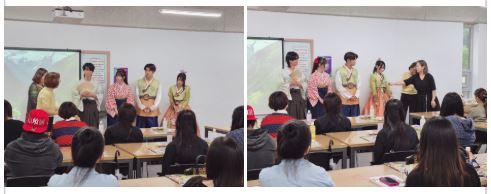 마쓰야마 디자이너 전문학교 방문 문화 교류 행사 관련 사진